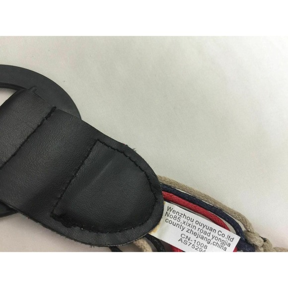 Women Macrame Braided Belt Knotted Zig Zag Style Size Medium Length 43" - Picture 5 of 6